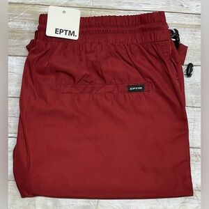 EPTM Men’s Casual Side Pocket Adjustable Elastic Cord Jogger Pants NWT MED